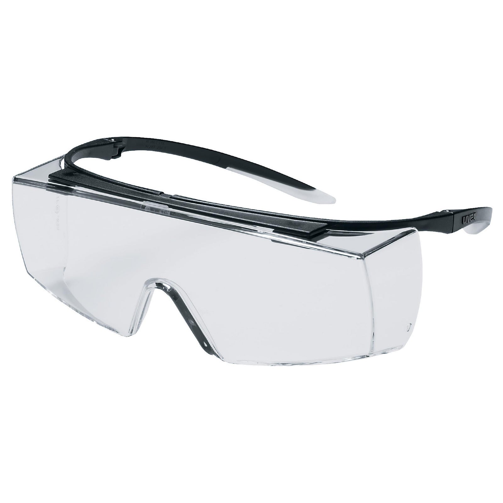 uvex super f OTG Überbrille innen beschlagfrei, außen extrem kratzfest und chemikalienbeständig