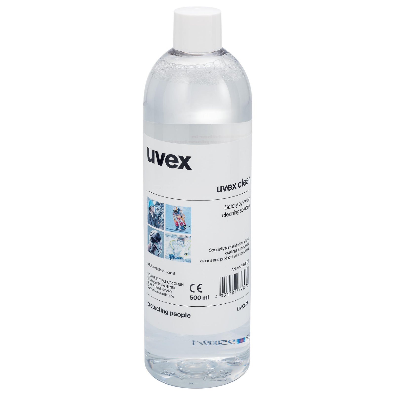 Reinigungsfluid 500 ml für uvex Reinigungsstation 9970005
