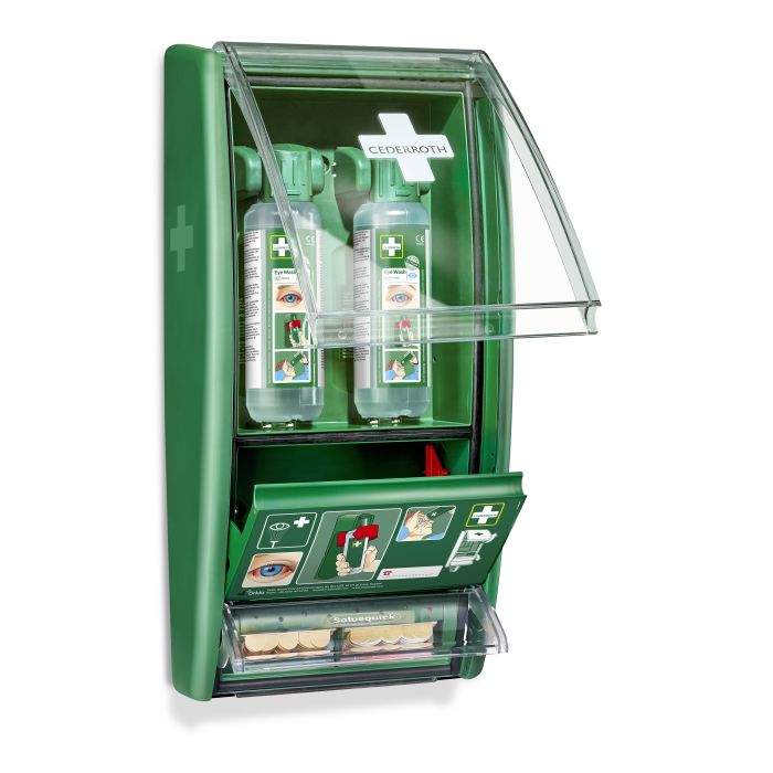 95240 Wandschrank Cederroth Ref 721500 mit Augenspülflaschen 2 x 1 l - MELTEC GmbH