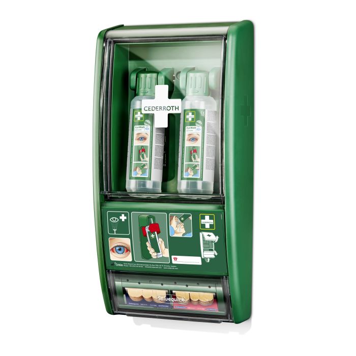 95240 Wandschrank Cederroth Ref 721500 mit Augenspülflaschen 2 x 1 l - MELTEC GmbH