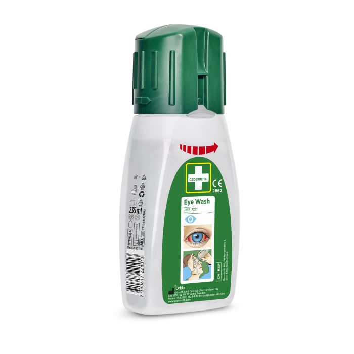 95250 Augenspül-Taschenflasche Cederroth, 0,235 l - MELTEC GmbH