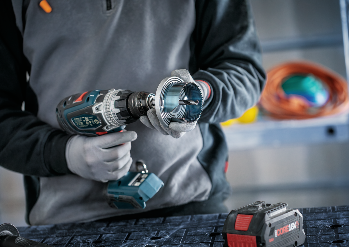 Bosch Wood and Drywall Lochsägen-Set mit Aufsteckhalter, 25; 32; 38; 44; 51; 57; 63; 68 x 28 mm