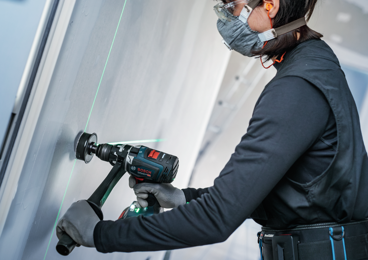 Bosch Wood and Drywall Lochsäge mit Aufsteckhalter und Randsenker, 68 x 30 mm