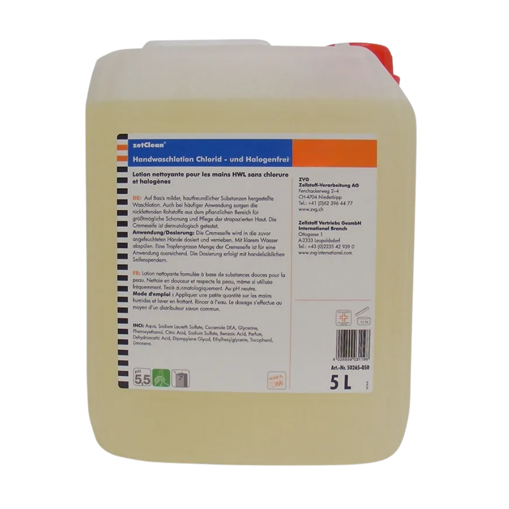 Handwaschlotion Chlorid- und Halogenfrei, 5 Liter Kanister