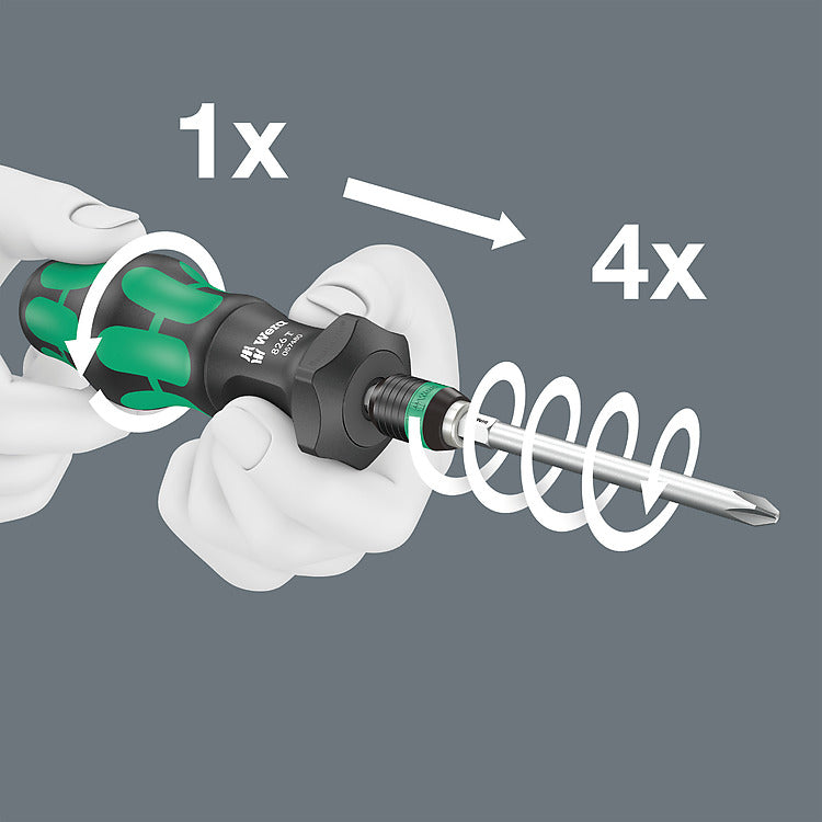 Kraftform Turbo Bits-Handhalter mit Rapidaptor Schnellwechselfutter