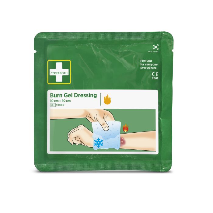 95845 Burn Gel Dressing 10 x 10 cm Cederroth Ref 901900 - MELTEC GmbH