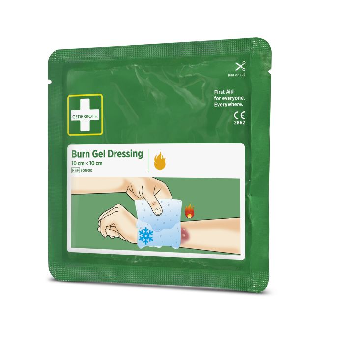 95845 Burn Gel Dressing 10 x 10 cm Cederroth Ref 901900 - MELTEC GmbH
