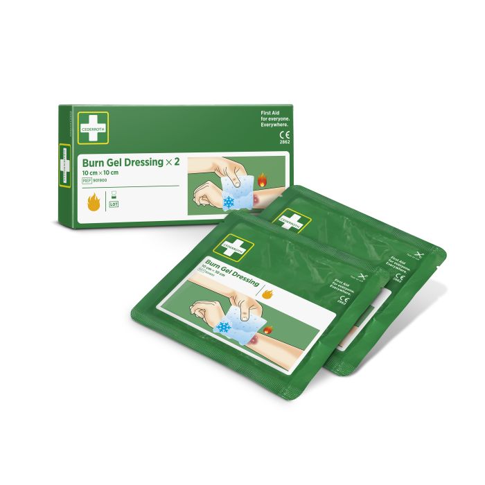 95845 Burn Gel Dressing 10 x 10 cm Cederroth Ref 901900 - MELTEC GmbH