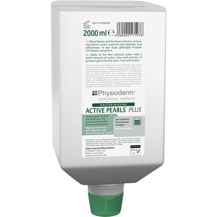 92730 - Handreiniger Greven Physioderm Active Pearls Plus, 2000 Ml Zu Spender Variomat Eco - MELTEC GmbH