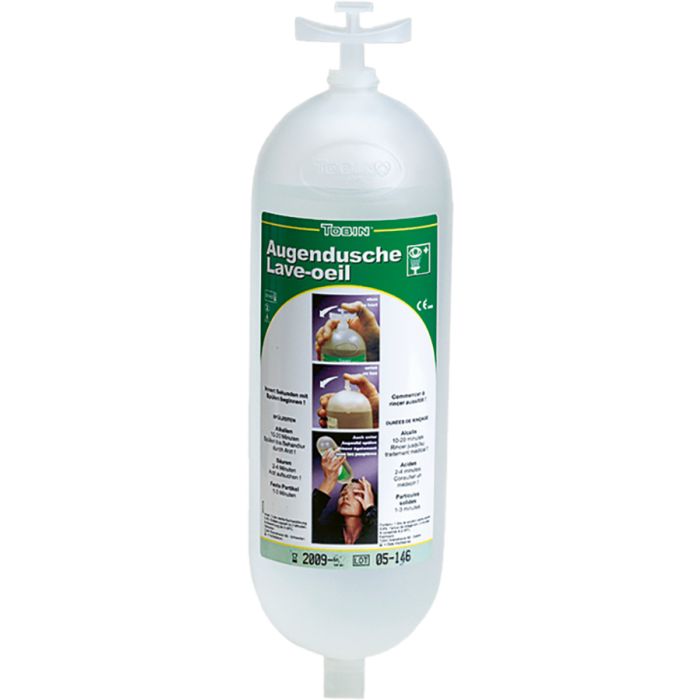 95150 Ersatz-Augenspülflaschen TOBIN, 2 x 1 l - MELTEC GmbH
