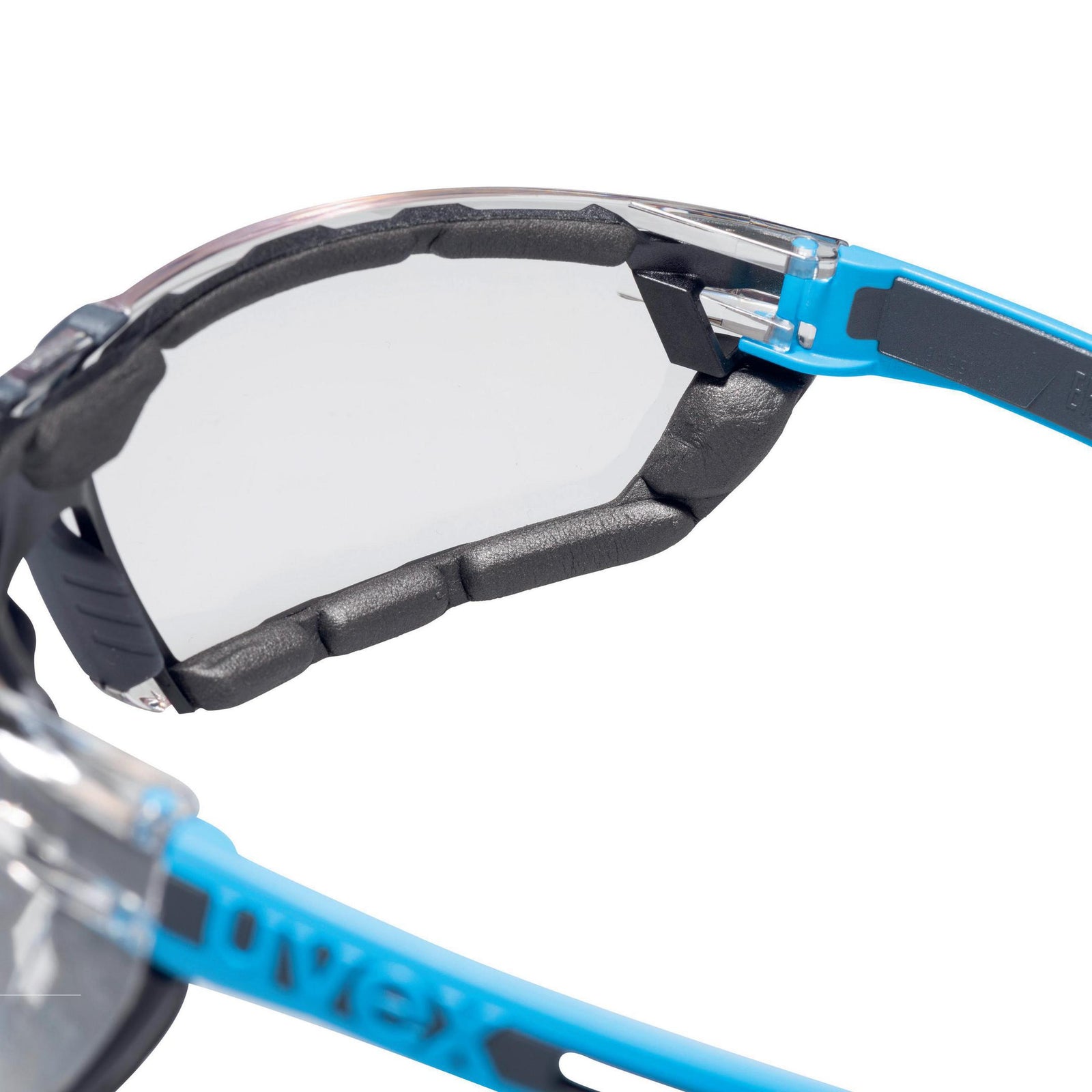 uvex x-fit pro guard Bügelbrille innen beschlagfrei, außen extrem kratzfest und chemikalienbeständig (ohne Slider)