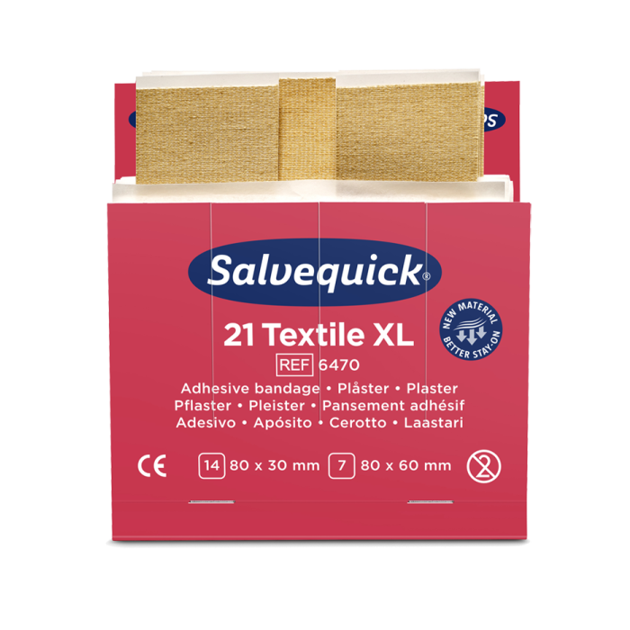 95920 Textilheftpflaster Xl Salvequick Pflaster, extragross REF 6470 - MELTEC GmbH