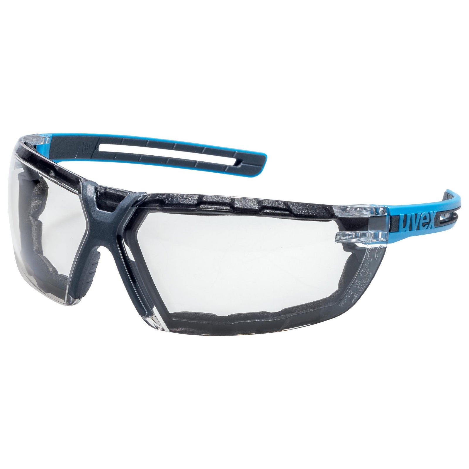 uvex x-fit pro guard Bügelbrille innen beschlagfrei, außen extrem kratzfest und chemikalienbeständig (ohne Slider)