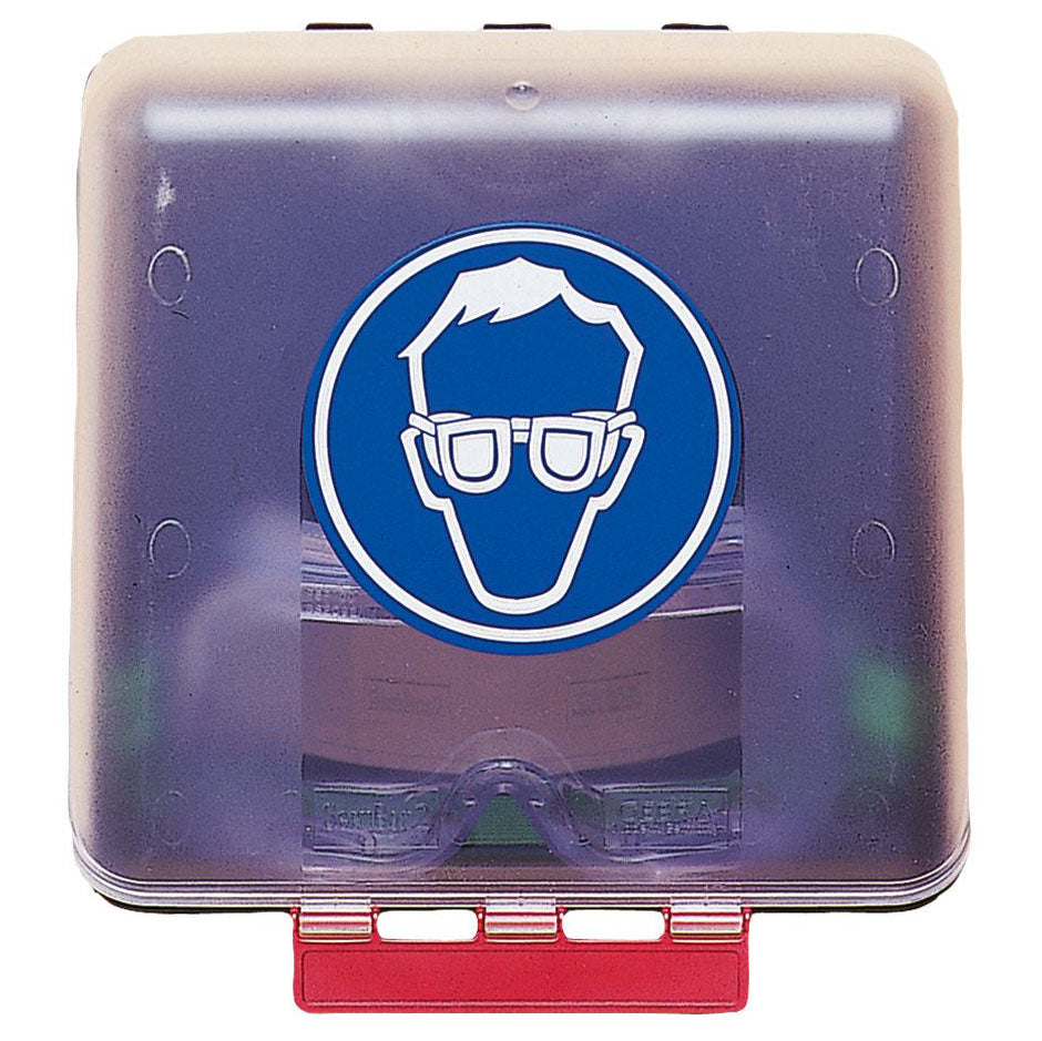 96050 Aufbewahrungsbox Gebra Secubox Midi, Symbol Schutzbrille - MELTEC GmbH