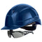 uvex pheos IES Schutzhelm blau mit Schutzbrille 9192285