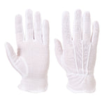 Microdot-Handschuh (600 Paar) - Weiss (WHR)