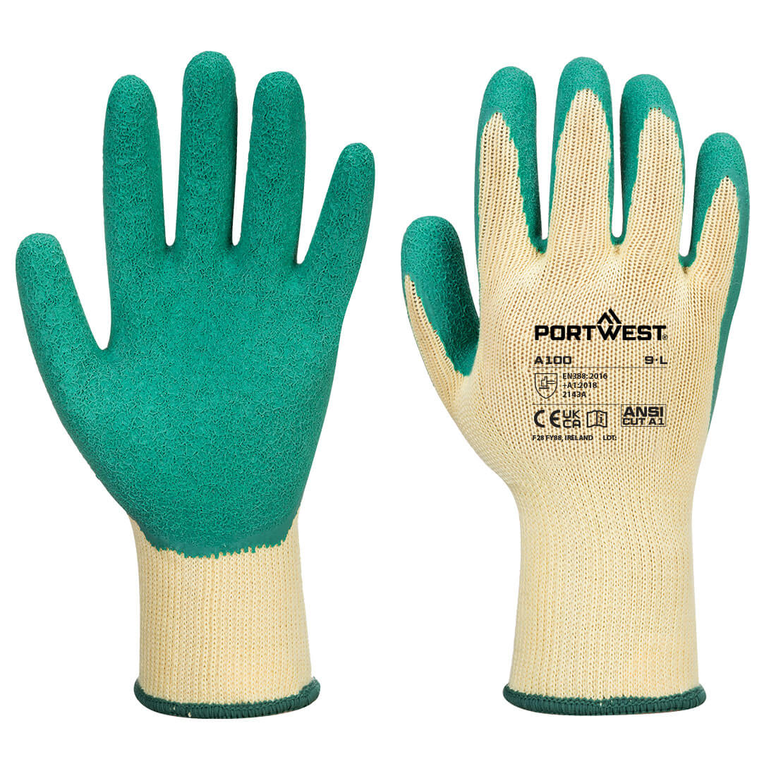 Grip Latex-Handschuh - Gruen (GNR)