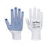 PVC Noppen-Handschuh - Weiss/Rot (WBR)