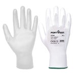 PU-Beschichteter-Handschuh - Weiss (WHR)