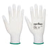 PU-Fingerkuppen Handschuh - Weiss (WHR)