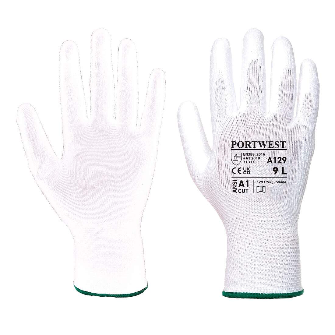 PU-Handschuh -  Karton (480) - Weiss (WHR)