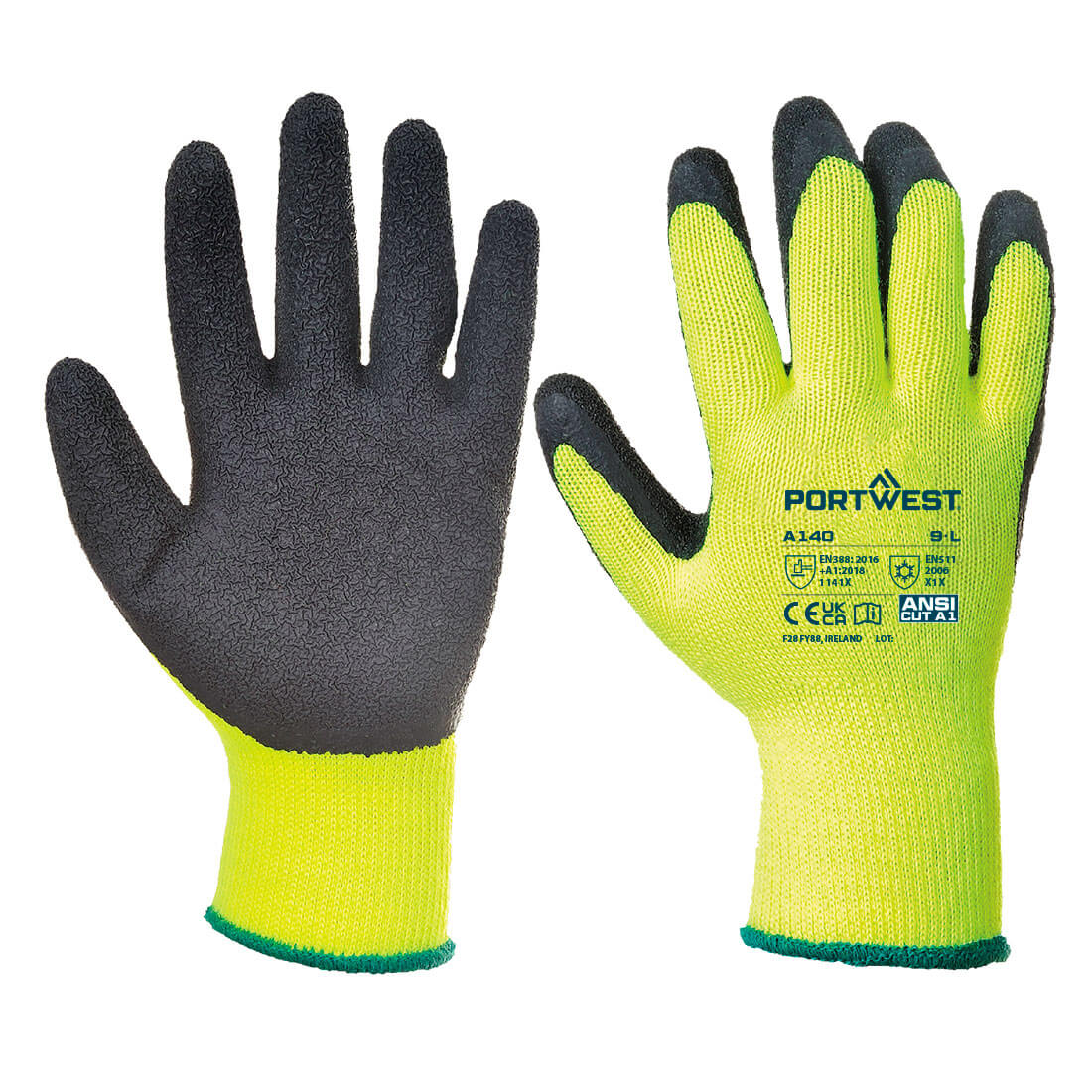 Thermo Grip Handschuh - Schwarz (BKR)