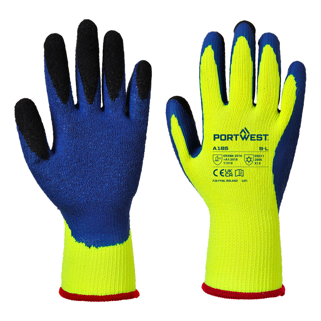 Duo-Therm Handschuh - Gelb/Blau (Y4R)