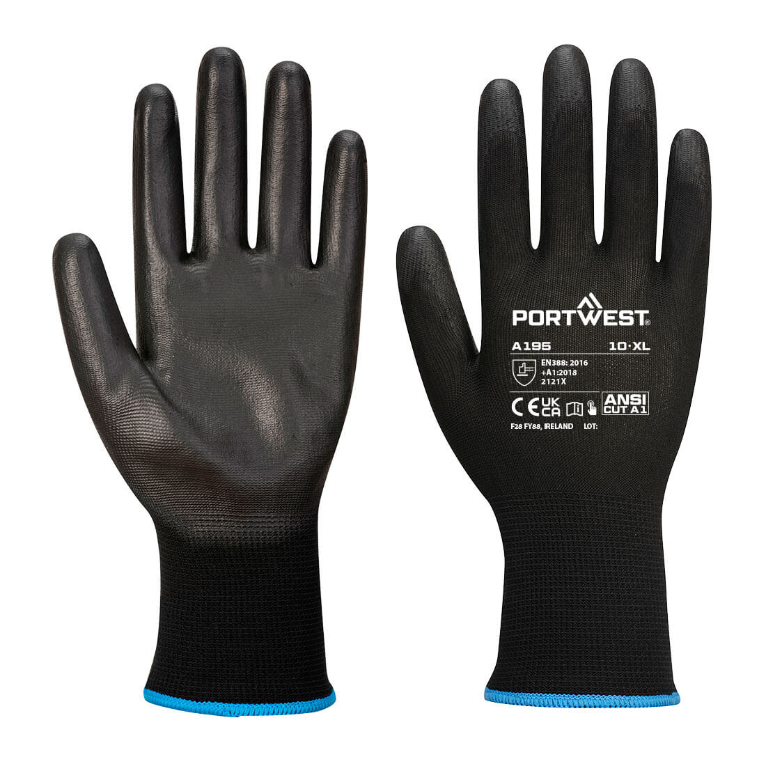 Touchscreen Handschuh - Schwarz (K8R)