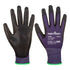 Touchscreen Handschuh - Lila/Schwarz (U8R)