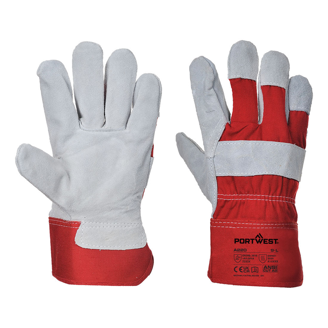 Premium Chrome Rigger Handschuh - Rot (RER)
