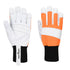 Chainsaw150 Leather Glove Cl 1 - Orange (ORR)