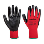 Flexo Grip Nitril Handschuh - Rot/Schwarz (R8R)