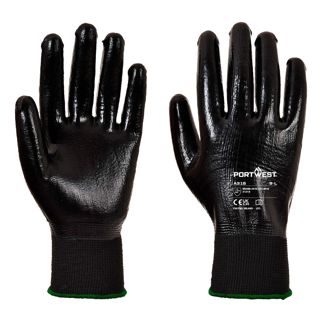 All-Flex Grip Handschuh - Schwarz (K8R)
