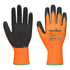 Warnschutz Grip Handschuh - Latexschaum - Orange/Schwarz (ORB)