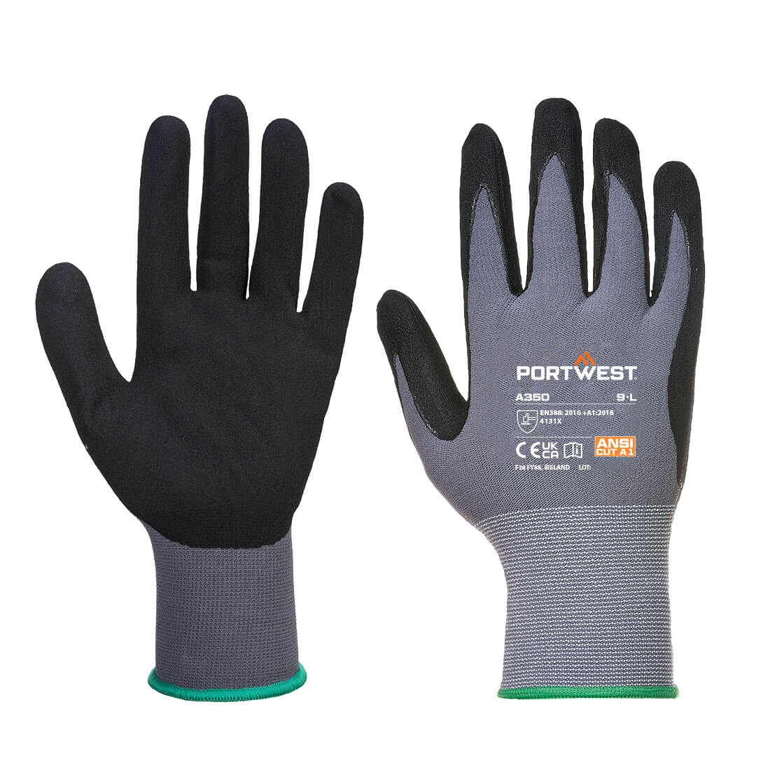 Dermiflex Nitrilschaum-Handschuh - Schwarz (BKR)