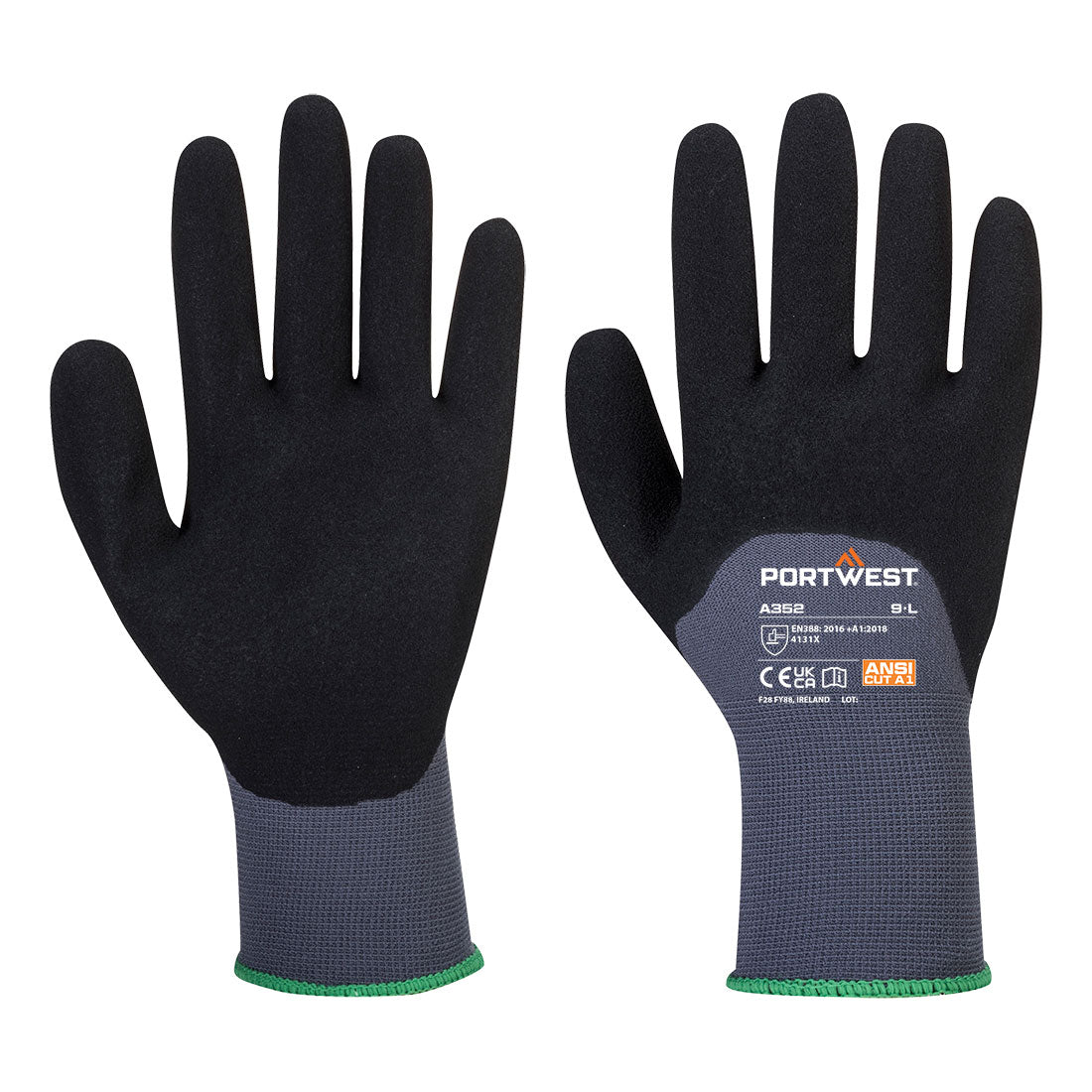 Dermiflex Ultra Handschuh - Grau/Schwarz (G8R)