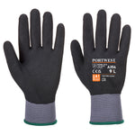 Dermiflex Ultra Pro Nitrilschaum-Handschuh - Schwarz (K8R)