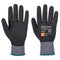Dermiflex Ultra Pro Nitrilschaum-Handschuh - Schwarz (K8R)