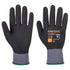 Dermiflex Ultra Pro Nitrilschaum-Handschuh - Schwarz (K8R)