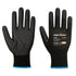 NPR15 Nitril-Schaumstoff-Touchscreen-Handschuh PK12 - Schwarz (K8R)