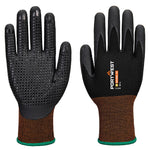 GP Grip 15 Nitril-Mikroschaum-Handschuh mit Noppen - Schwarz (K8R)