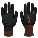 GP Grip 18 Nitril-Handschuh glatt/sandig - Schwarz (K8R)