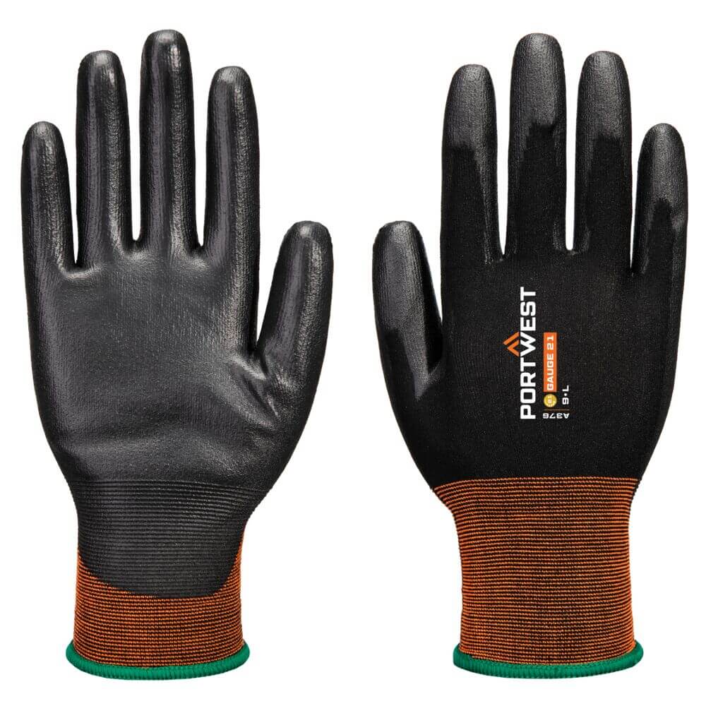 GP Grip 21 PU Handschuh - Schwarz (K8R)
