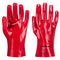 PVC Stulpenhandschuh - Rot (RER)