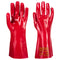 PVC-Handschuh 35cm Stulpe - Rot (RER)