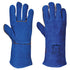 Schweißer Stulpenhandschuhe - Blau (BLU)
