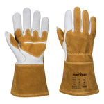 Ultra Schweisserschutz-Handschuh Mit Stulpe - Braun (BRR)