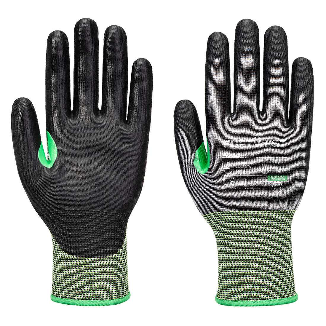 CS C15 PU-Schnittschutzhandschuh - Grau/Schwarz (G8R)
