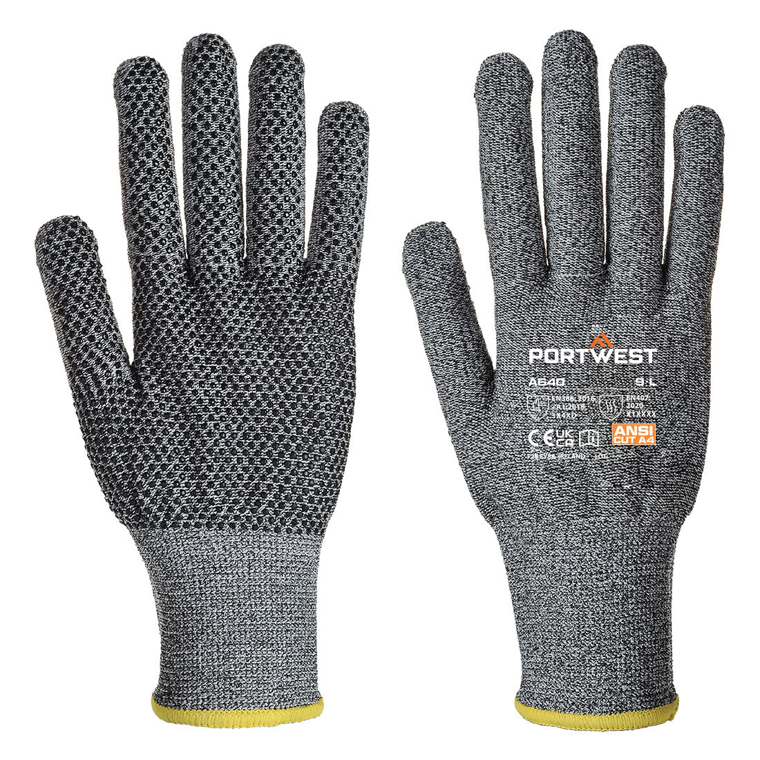 Sabre-Dot Schnittschutz-Handschuh - Grau (G7R)