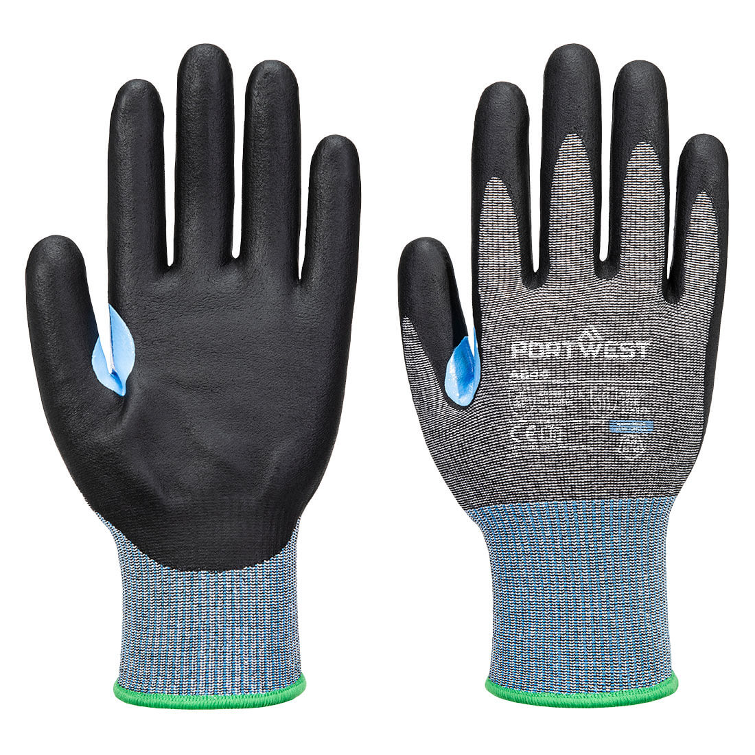 CS D15 Nitril Schnittschutzhandschuh - Grau/Schwarz (G8R)